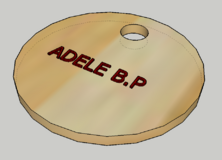 Galerie photo Badge modélisation 3D